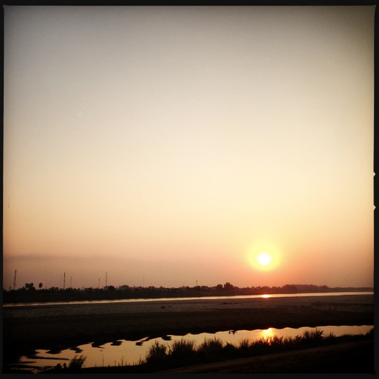 Sunset in Vientiane